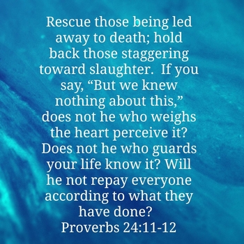 Prov 24:11-12