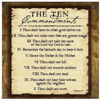 TEN COMMANDMENTS