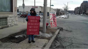 sidewalk counseling at abortuaries